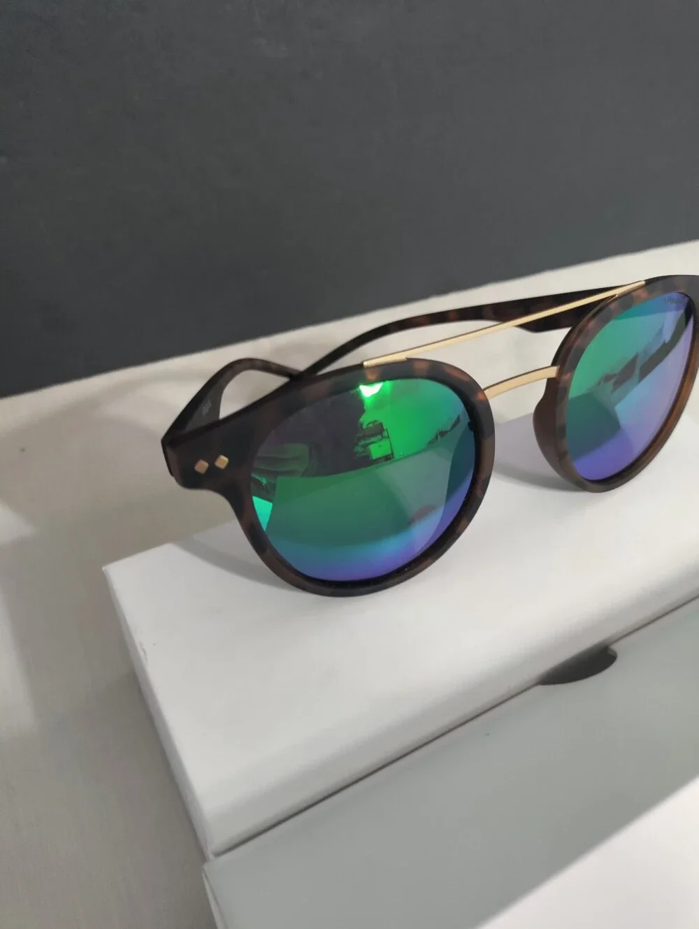 Polaroid tortoiseshell polarized lenses PLD6031/S N9P5Z 49 21 145 3 (EUC) (Nice)